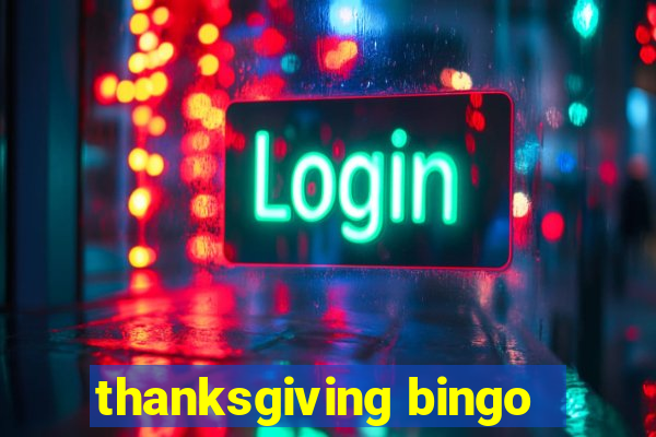 thanksgiving bingo